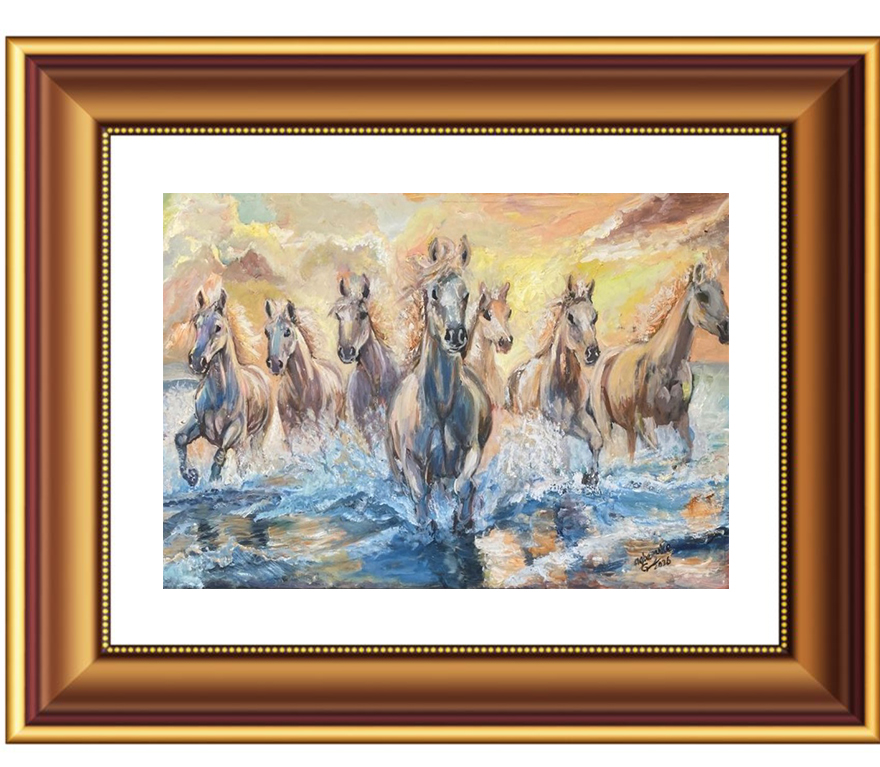 The strength of the horse